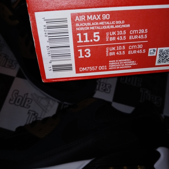 Nike Air Max 90 Black Gold - Picture 10 of 10